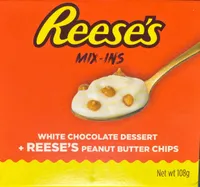 Mix-ins White chocolate dessert + Reese's peanut butter chips
