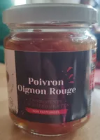 Poivron oignon rouge condiments lactofermentés non pasteurisés