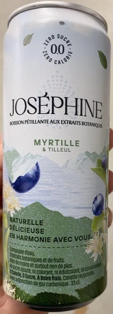 Eau pétillante aux extraits botaniques