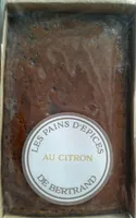 Les pains d'epices au citeon de Bertand