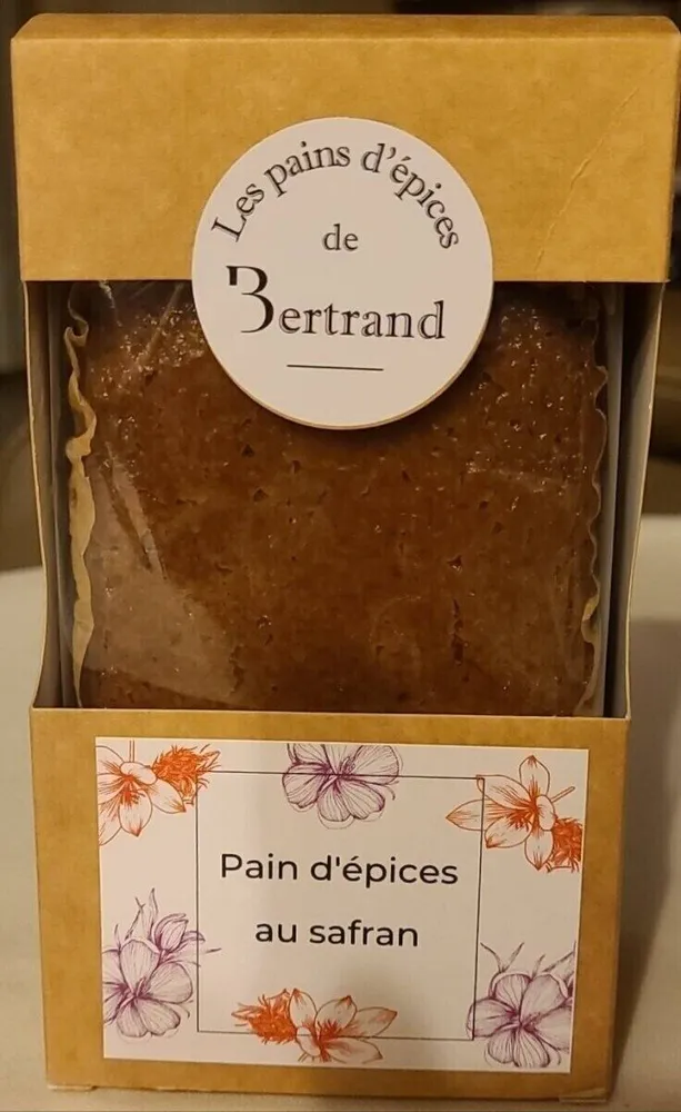 Pain d'épices artisanal au safran