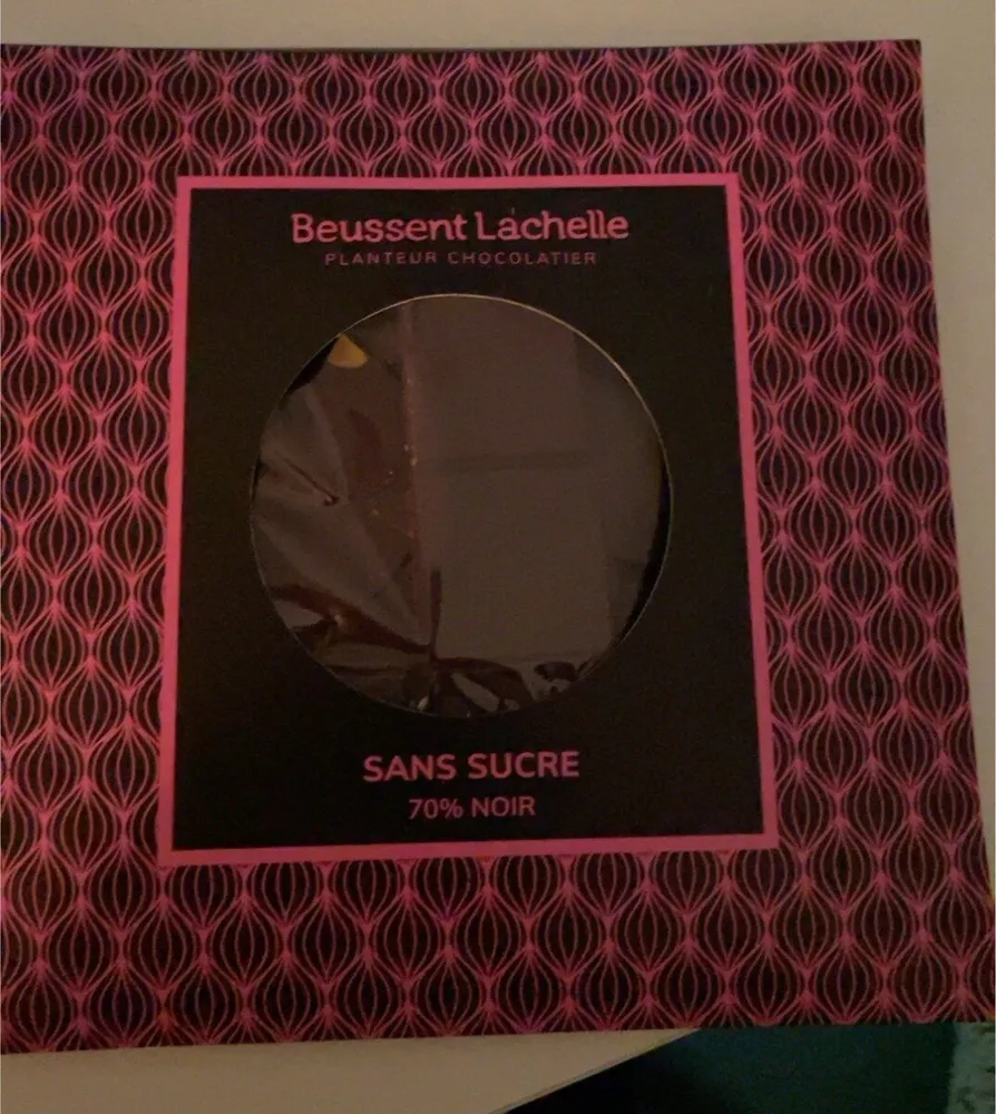 Chocolat noir sans sucre