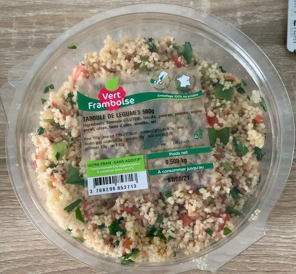 Taboulé de légumes
