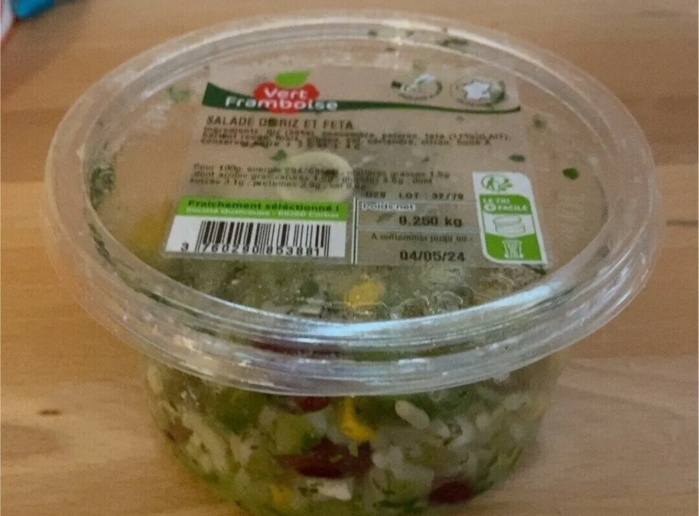 Salade De Riz Et Feta