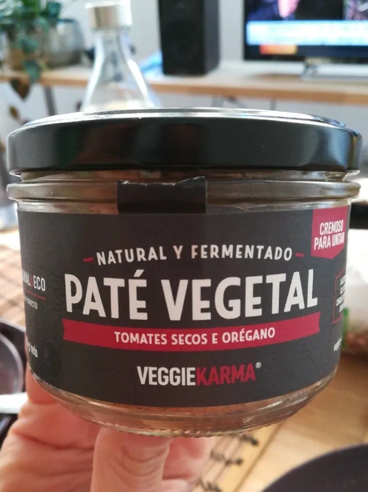 Paté vegetal tomates secos y orégano