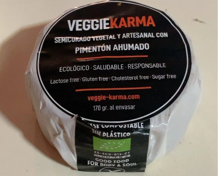 Queso vegano pimenton ahumado