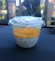 Chia Pudding lait coco amande mangue