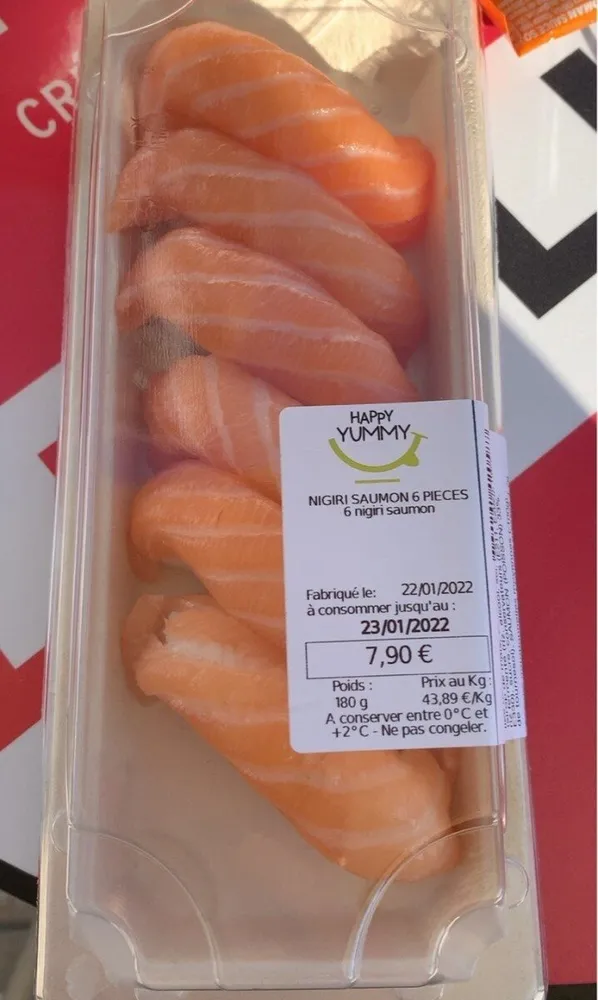 Nigiri saumon 6 pieces