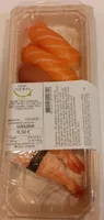 Nigiri trio saumon ton crevettes