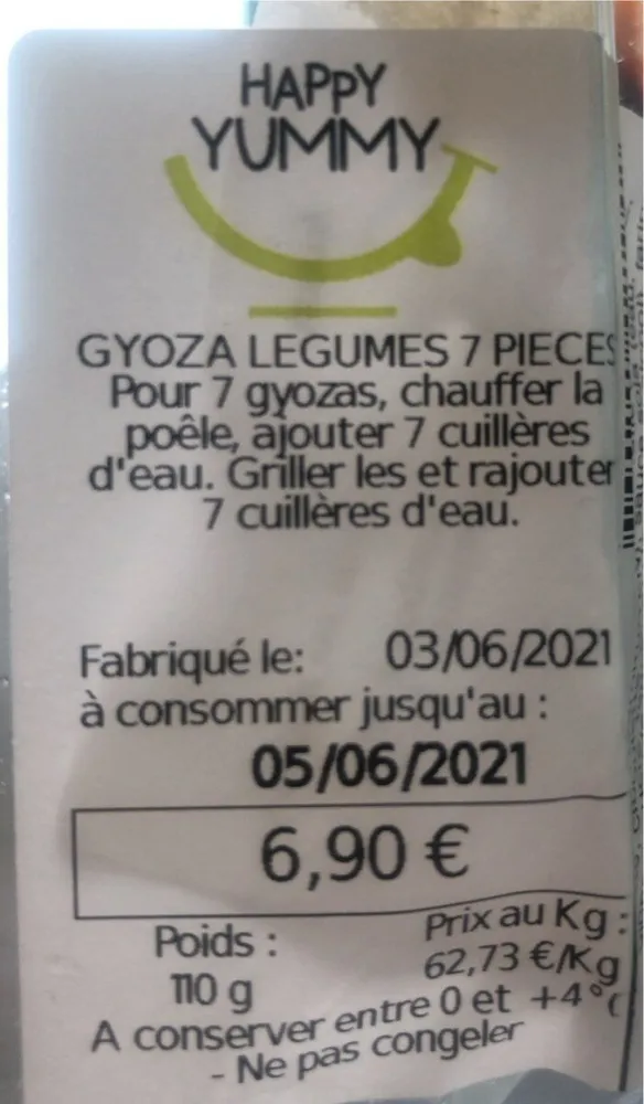 GYOZA LEGUMES