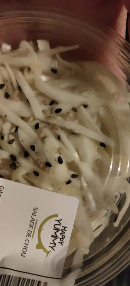 Salade chou sésame