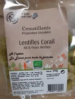 Lentilles corail ail et fines herbes