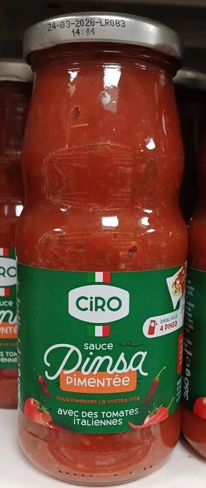 Sauce Pinsa pimentée