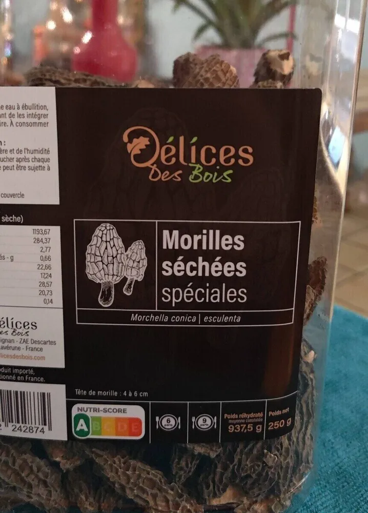 Morilles séchées spéciales