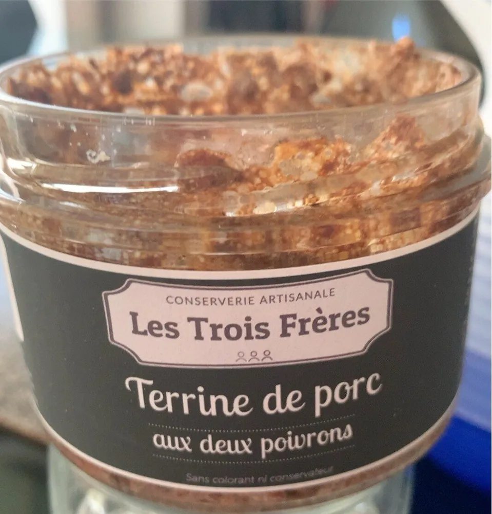 Terrine de porc aux deux poivrons