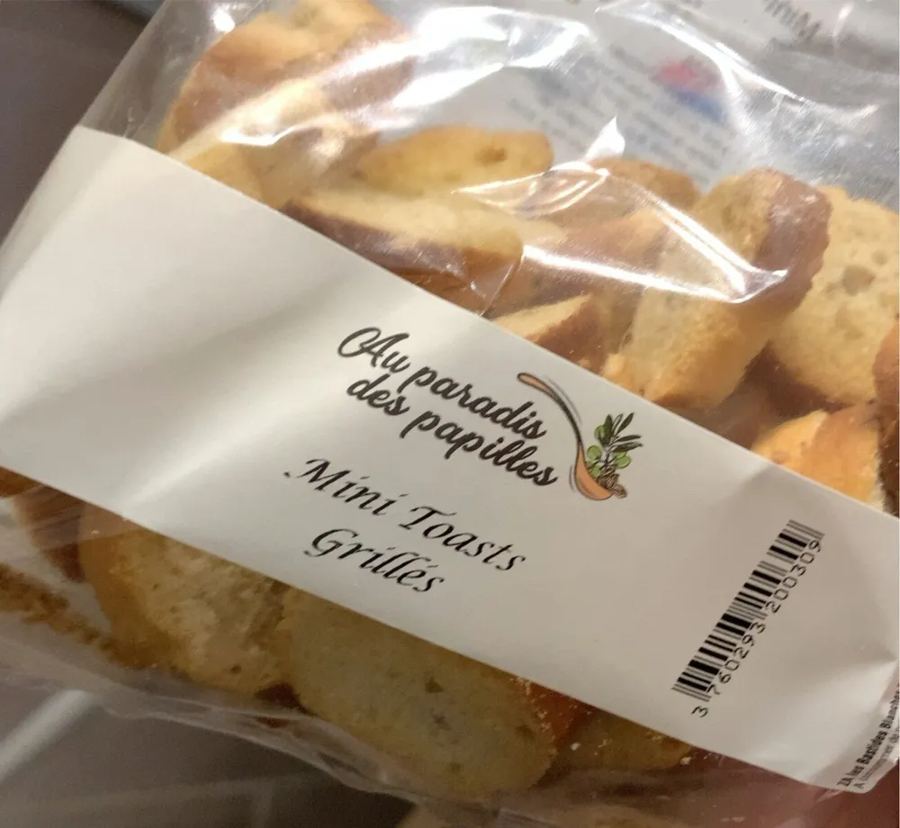 Mini toasts grillés