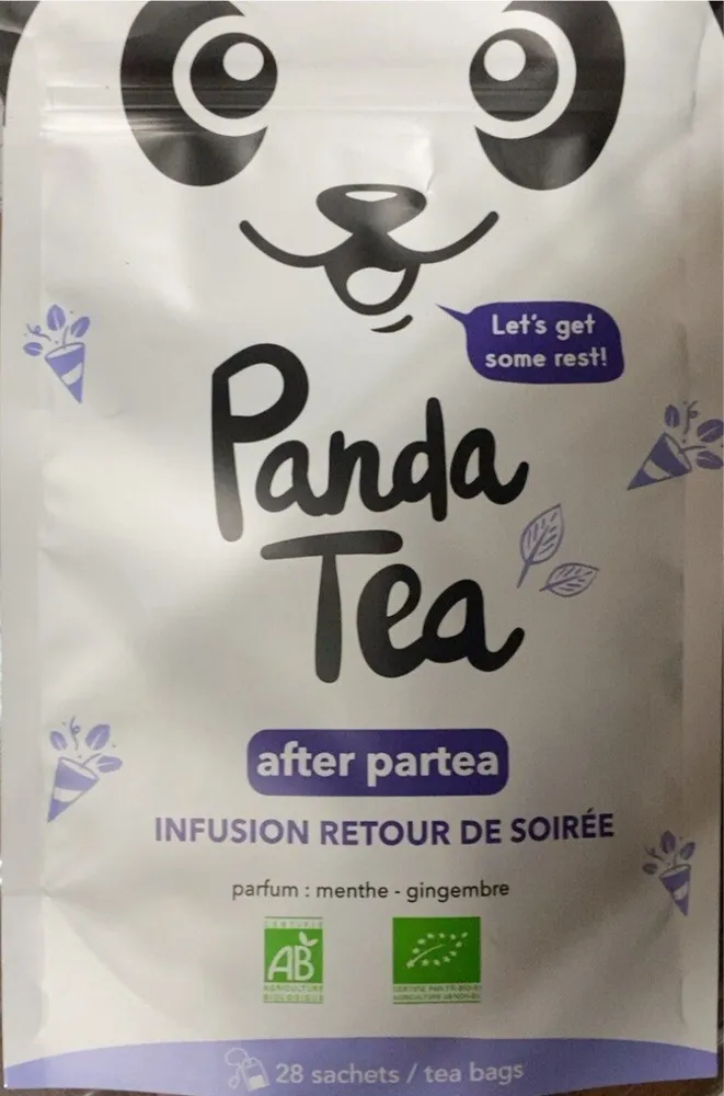Panda tea after partea