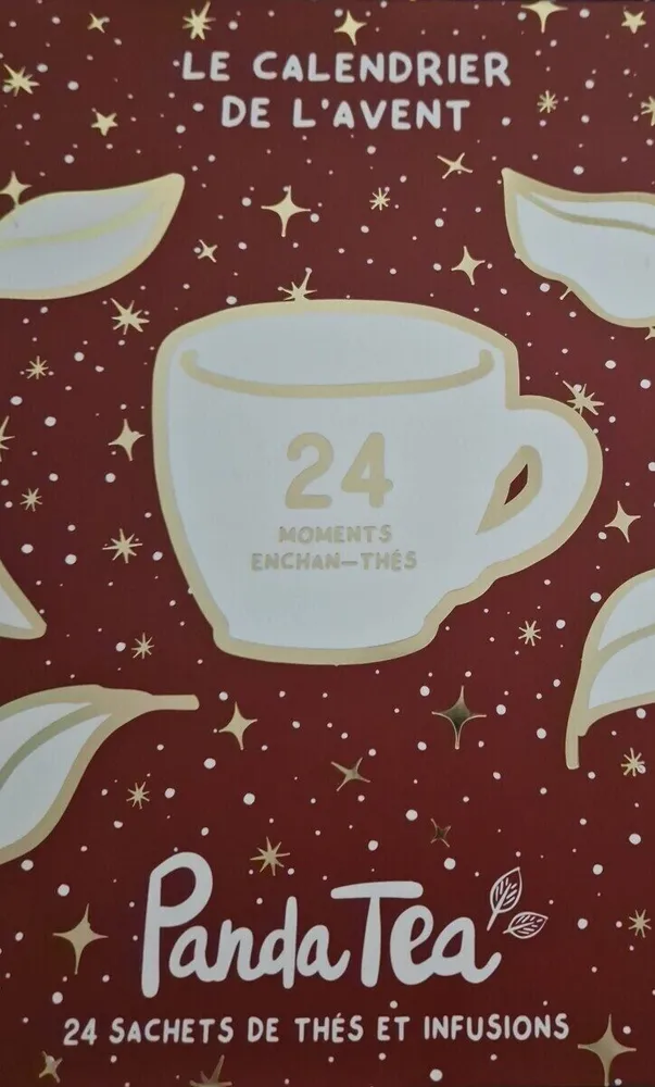 Le calendrier de l'avent panda tea