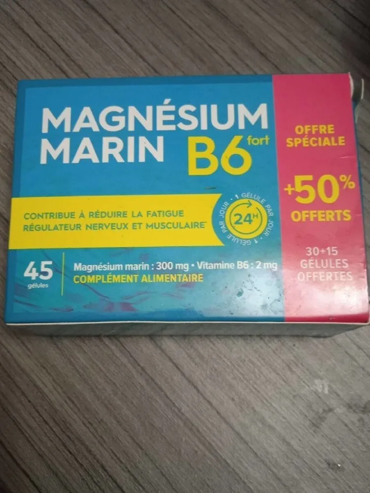 Magnésium marin b6 fort