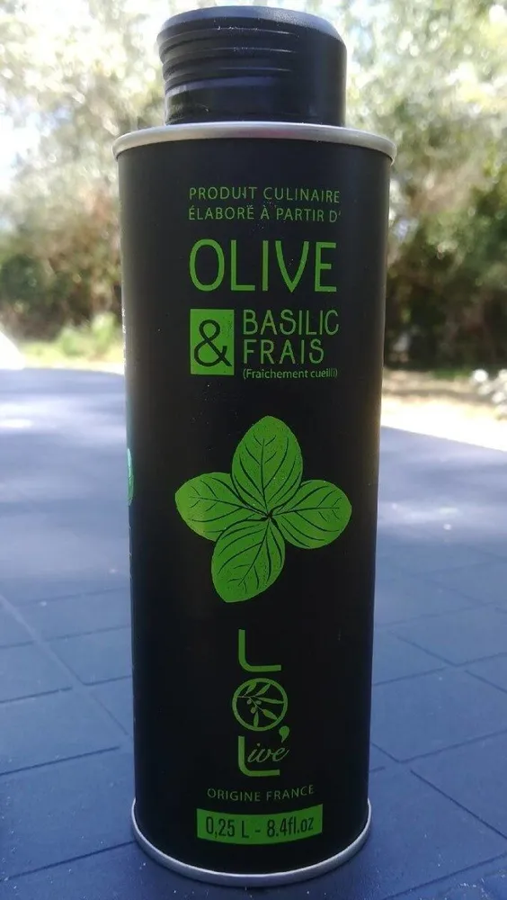 Olive @ basilic frais
