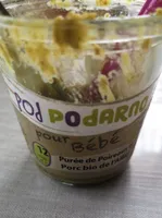 Purée de poireaux porc