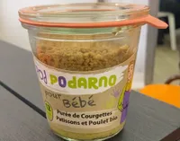 Purée de Courgette Patissons et Poulet Bio