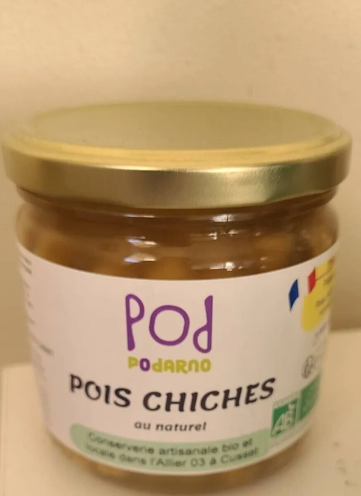 Pois chiches au naturel