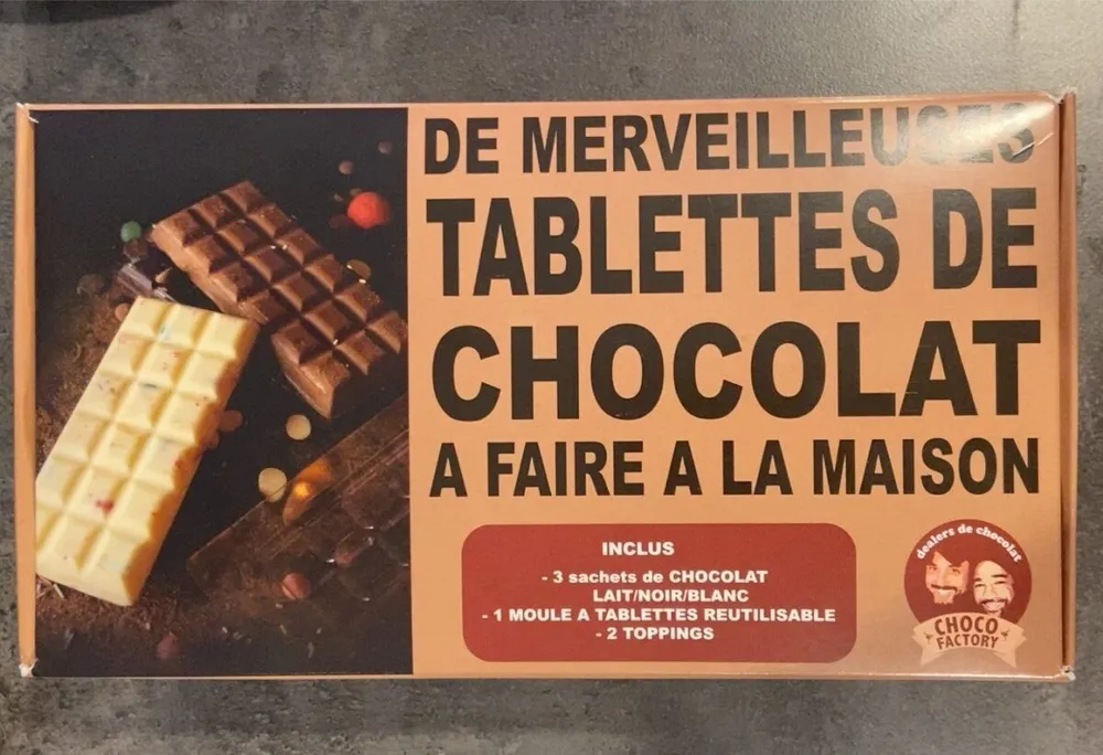 Kit Tablettes de chocolat