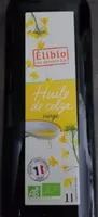 Huile de colza vierge