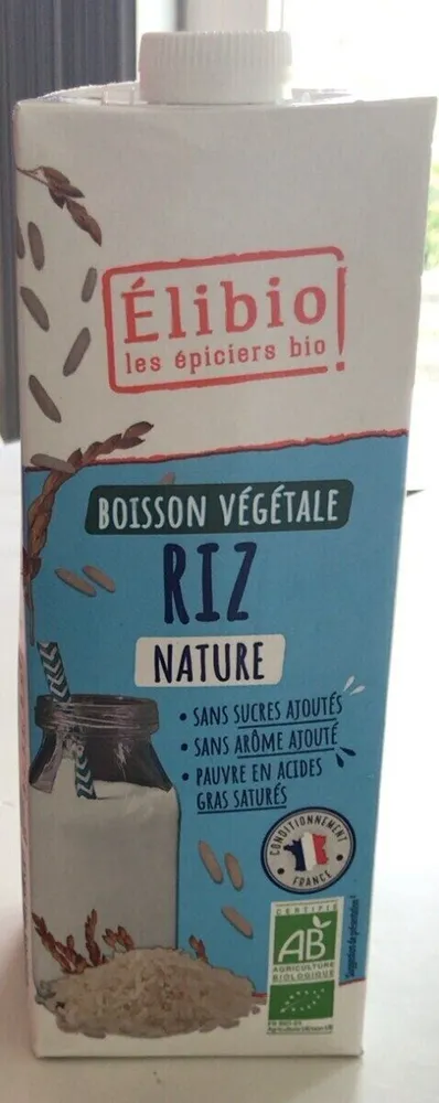 BOISSON VÉGÉTALE RIZ NATURE