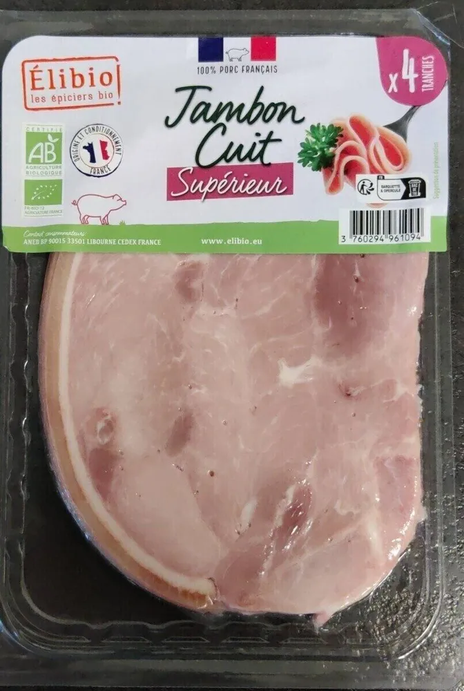Jambon cuit supérieur