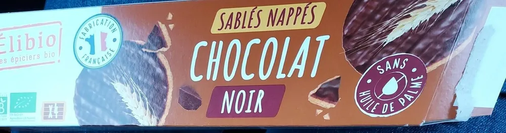 Sablés Nappés -  Chocolat Noir