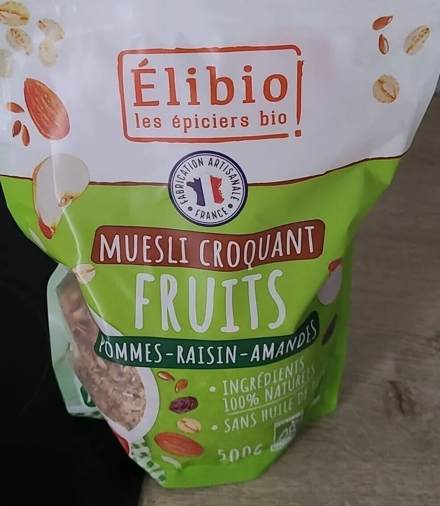 Muesli Croquant Fruits (Pommes-Raisin-Amandes)