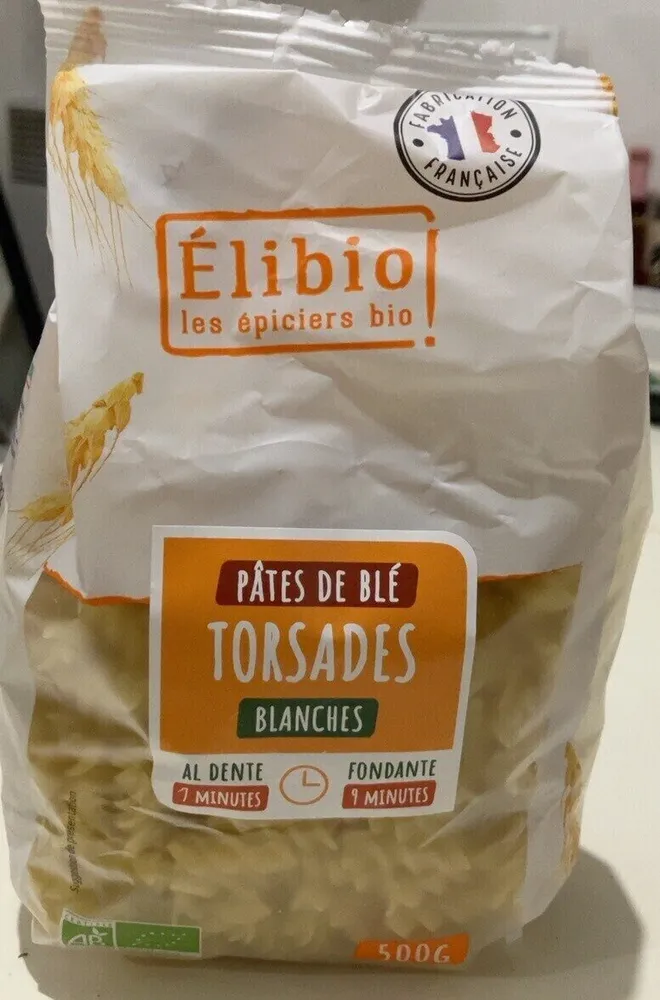 PÂTES DE BLÉ TORSADES BLANCHES