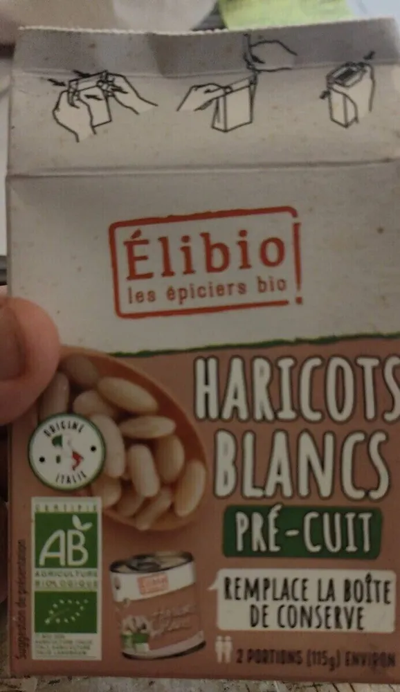 Haricots blancs pré-cuit