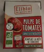 Pulpe de tomates sans sel ajouté