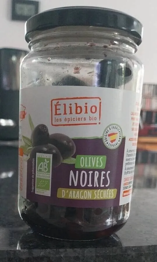 Olives noires d'Aragon séchées