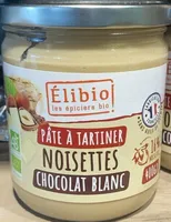 Pate a tartiner noisette chocolat blanc