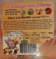 Glace à la menthe chocolat