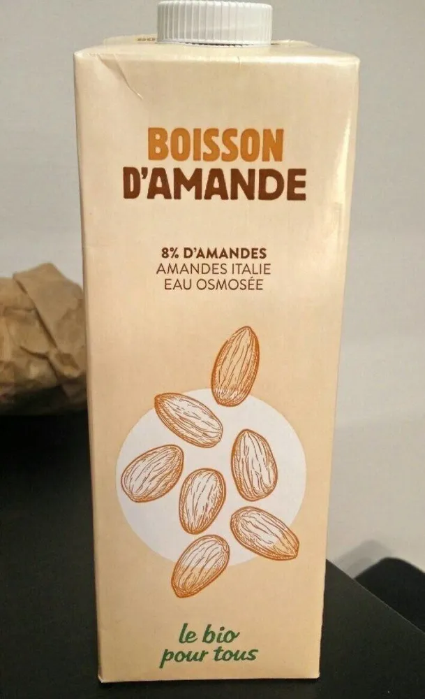 Boisson d'amande