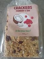 Crackers cranberry coco