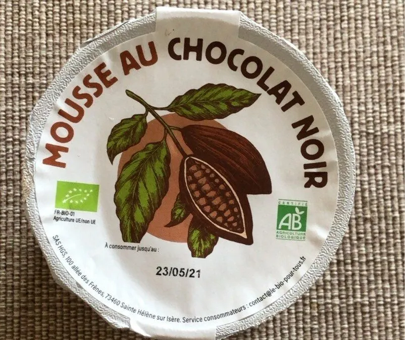 Mousse au chocolat noir