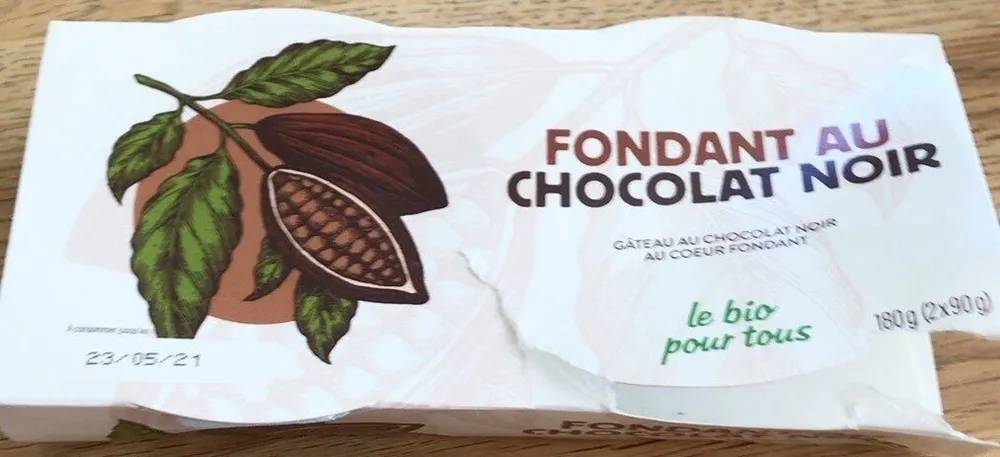 Fondant au chocolat noir