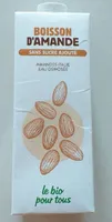 Boisson d'amande sans sucre ajouté
