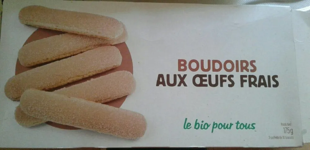 Boudoirs aux oeufs frais