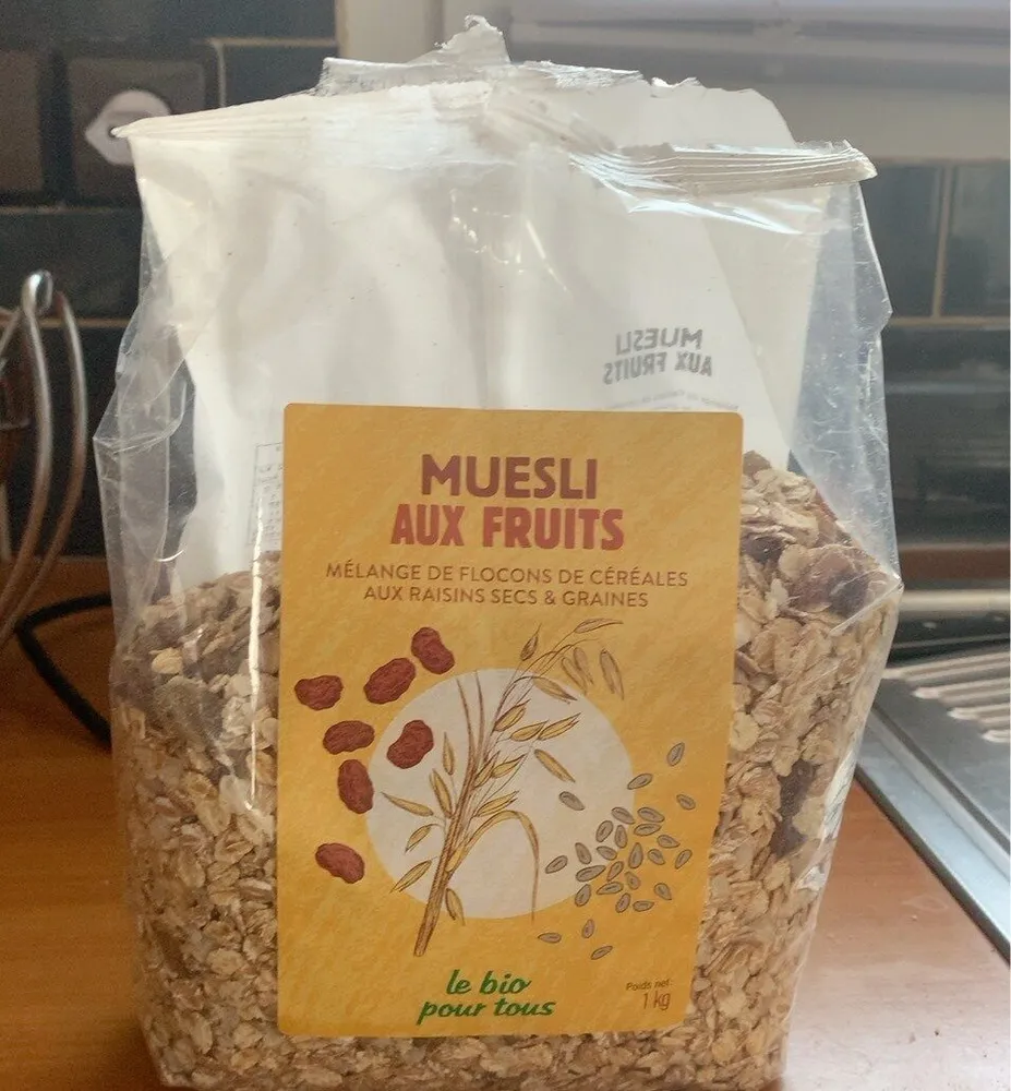 Muesli aux fruits