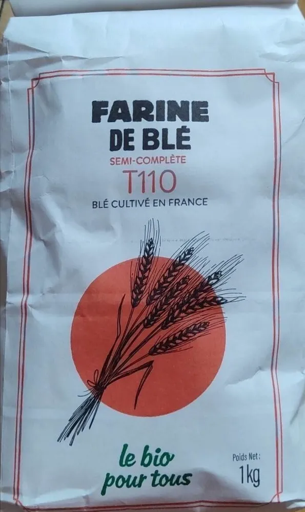 Farine de blé semi-complète T110