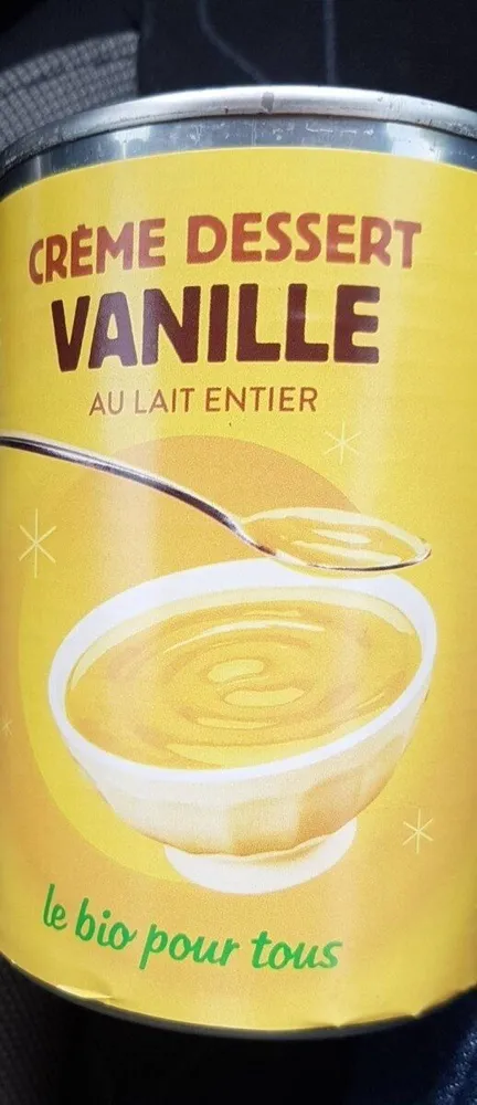 Crème dessert au lait entier