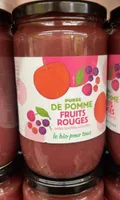Puree de pomme fruits rouges