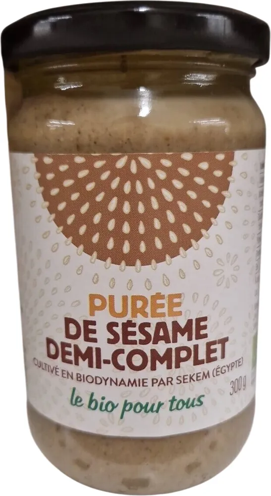 Purée sésame demi complet